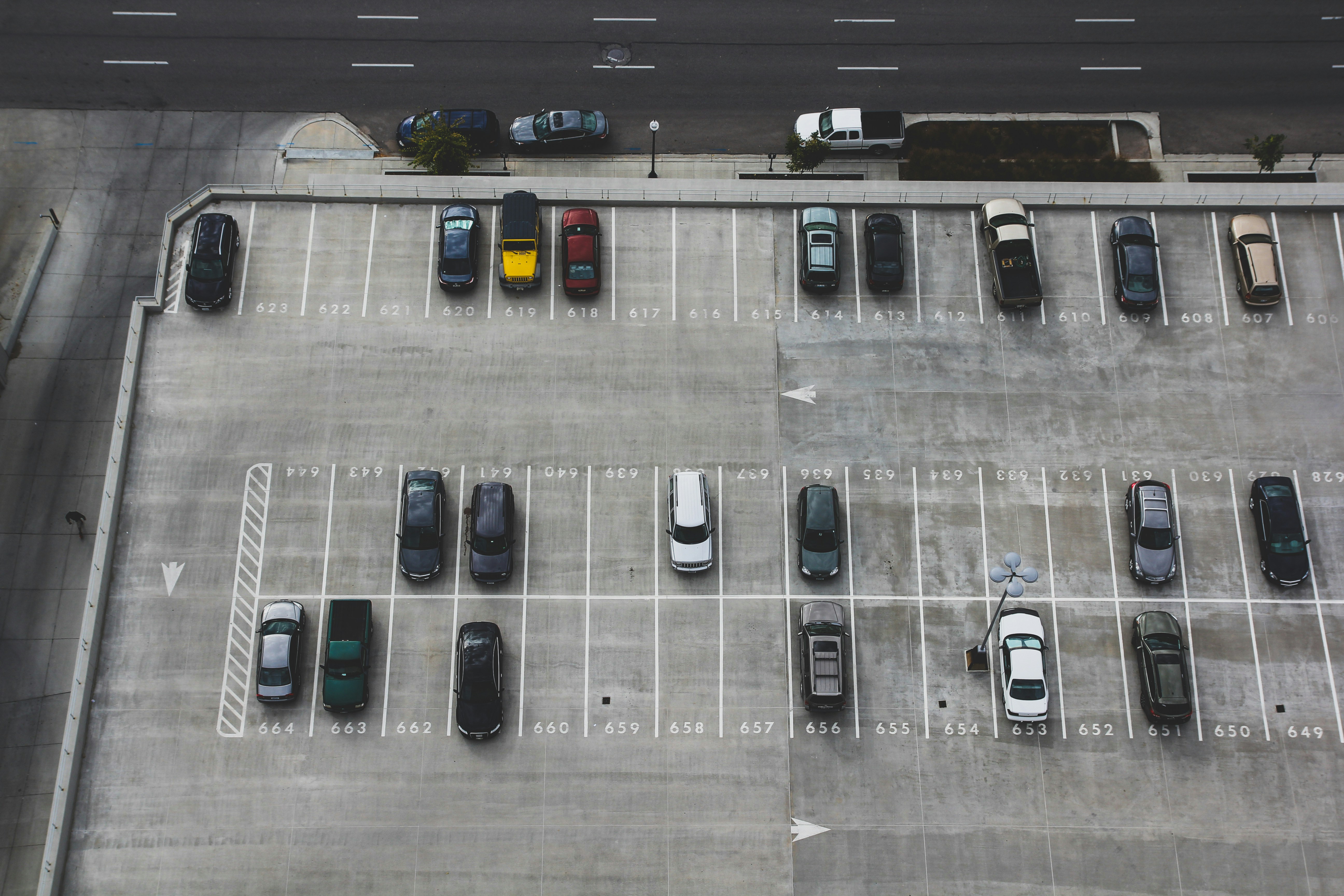 Flughafen Parkplatz DUS
